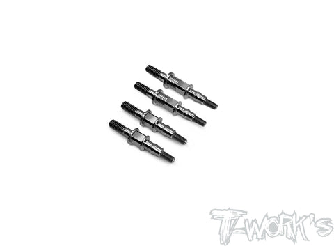 TP-105-T2.0   64 Titanium Shock Standoffs  ( For TEKNO EB48 2.0 )4pcs.