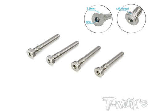 TP-119-K	64 Titanium  Screw Type Shock Pin Set ( For Kyosho MP10/MP10T/MP10E/MP9 TKI4/3  ) LT 2pcs. RT 2pcs.