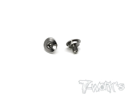 TP-132-C	64 Titanium Upper Deck Screw  ( For Mugen MTC2 ) 2pcs.