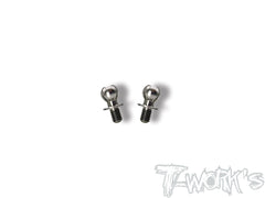 TP-132A 64 Titanium Mugen MTC2/MTC2R Ballstud  5x4mm/6mm/8mm/10mm ( 2pcs.)