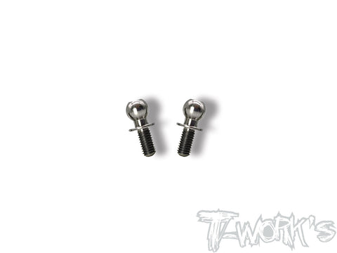 TP-132A 64 Titanium Mugen MTC2/MTC2R Ballstud  5x4mm/6mm/8mm/10mm ( 2pcs.)