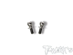 TP-132A 64 Titanium Mugen MTC2/MTC2R Ballstud  5x4mm/6mm/8mm/10mm ( 2pcs.)