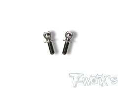 TP-132A 64 Titanium Mugen MTC2/MTC2R Ballstud  5x4mm/6mm/8mm/10mm ( 2pcs.)