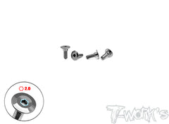 TP-147    64 Titanium Servo Screw ( 3x3/5/7/12mm ) 4pcs.