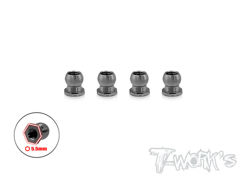TP-152	64 Titanium 5mm Lower Arm Ball ( For Yokomo BD11 ) 4pcs.