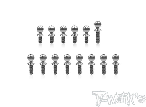TP-161	64 Titanium Ball End set  ( For Team Associated RC10 B74.2 / RC10 B74.2D ) 14pcs.