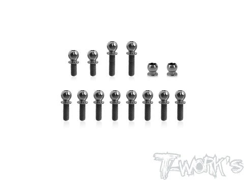 TP-172	64 Titanium Ball End set ( For Xray XB2D'23 )14pcs.