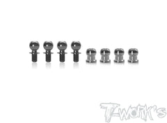 TP-174 64 Titanium Fully Adjustable Anti-roll Bar Joint ( For Yokomo BD11 ) Each 4pcs.