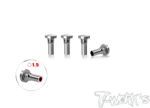 TP-800R-E	64 Titanium Linear Spring screw  ( For Awesomatix A800R ) 4pcs.