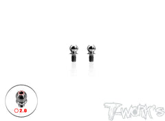 TP-T4-   64 Titanium 4.9x3/4/5/6/8/10mm  Ball End  ( For Xray X4/T4 ) 2pcs.