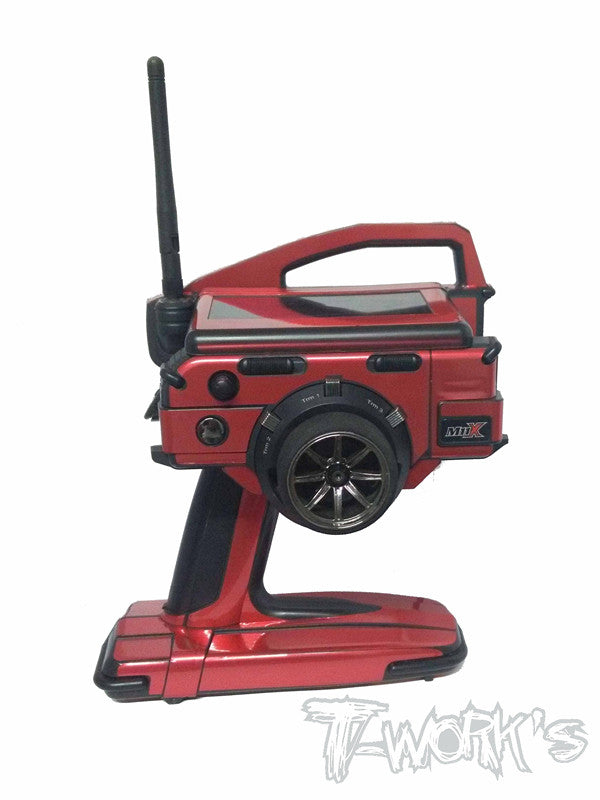 TS-005M Metal Chrome Radio Skin Sticker (For Airtronics