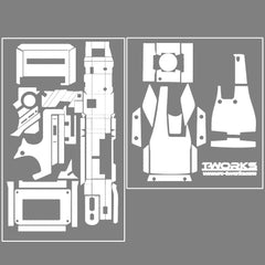 TS-023 3D Graphite Sticker (For KO EX-1 2012) 8 Colors