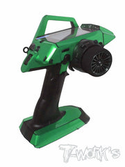 TS-025M Metal Chrome Radio Skin Sticker ( For Sanwa M12 ) 4Colors