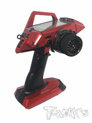 TS-025M Metal Chrome Radio Skin Sticker ( For Sanwa M12 ) 4Colors