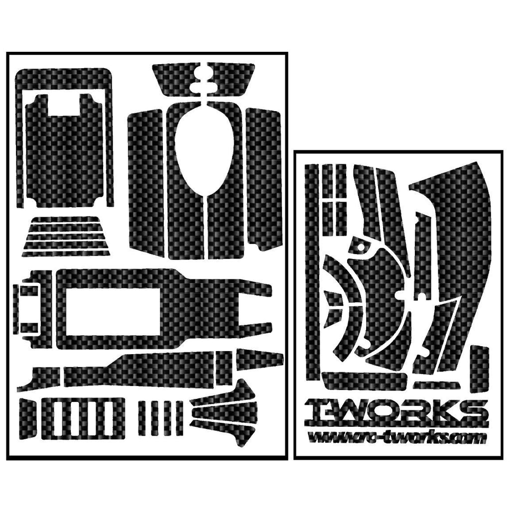 TS-028 Shiny Graphite Sticker ( For SPEKTRUM DX4R ) – T-Work's Products