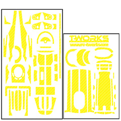 TS-029 3D Colour Graphite Sticker  (For Futaba 4PX ) 8Colors