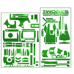 TS-033M Metal Chrome Radio Skin with LCD Screen Protector (For KO EX-2) 4 Colors