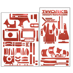 TS-033M Metal Chrome Radio Skin with LCD Screen Protector (For KO EX-2) 4 Colors