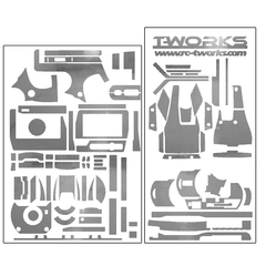 TS-033M Metal Chrome Radio Skin with LCD Screen Protector (For KO EX-2) 4 Colors