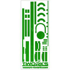 TS-035M Metal Chrome Radio Skin Sticker (For KO 3D Extension Unit)