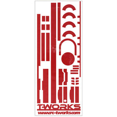 TS-035M Metal Chrome Radio Skin Sticker (For KO 3D Extension Unit)