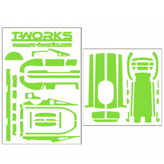 TS-037 3D Colour Graphite Sticker  (For Futaba 4PV ) 8Colors