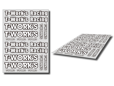 TS-039A  T-Work's Team White Decal A
