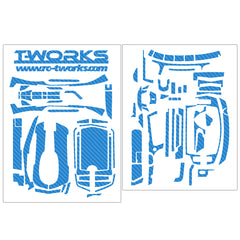 TS-042 3D Colors Graphite Sticker (For Sanwa & Airtronics MT44 ) 6Colors