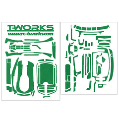 TS-042M Mirror Chrome Radio Skin Sticker For Sanwa & Airtronics MT44 4colors