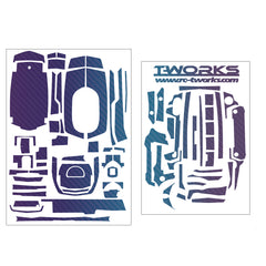 TS-044 3D Color Graphite Sticker  (For Sanwa & Airtronics M17 ) 6 Colors