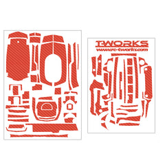 TS-044 3D Color Graphite Sticker  (For Sanwa & Airtronics M17 ) 6 Colors