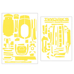 TS-044 3D Color Graphite Sticker  (For Sanwa & Airtronics M17 ) 6 Colors