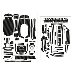 TS-044 3D Color Graphite Sticker  (For Sanwa & Airtronics M17 ) 6 Colors