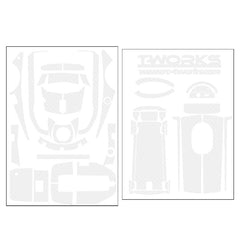 TS-048 3D Graphite Sticker (For Futaba 4PM )6Colors