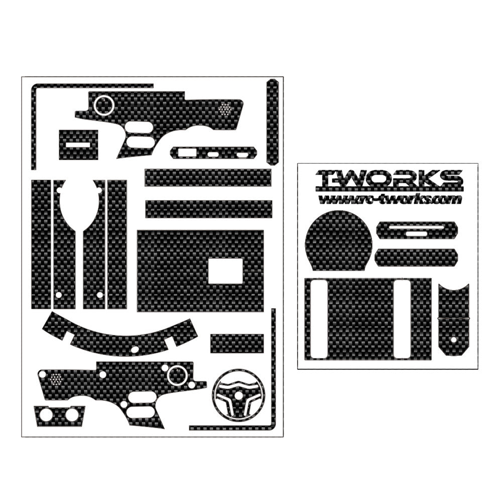 TS-051 Shiny Graphite Sticker ( For FlySky NB4 ) – T-Work's Products