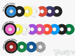 TS-057  Candy series 1/8 Buggy Rims Sticker ( Pink ) 8pcs.