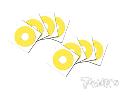 TS-056 3D Graphite 1/8 Buggy Rims Sticker 8pcs.  (6colors)