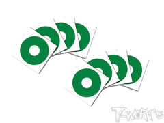TS-057  Candy series 1/8 Buggy Rims Sticker ( Pink ) 8pcs.