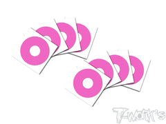 TS-057  Candy series 1/8 Buggy Rims Sticker ( Pink ) 8pcs.
