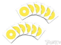 TS-058 3D Graphite 1/10 Buggy Rims Sticker 12pcs. (6colors)