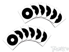 TS-059 3D Graphite 1/10 Buggy Rims Sticker 12pcs.  (9colors.)