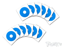 TS-059 3D Graphite 1/10 Buggy Rims Sticker 12pcs.  (9colors.)
