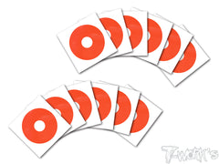 TS-059 3D Graphite 1/10 Buggy Rims Sticker 12pcs.  (9colors.)