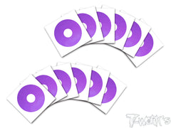 TS-059 3D Graphite 1/10 Buggy Rims Sticker 12pcs.  (9colors.)