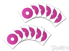 TS-059 3D Graphite 1/10 Buggy Rims Sticker 12pcs.  (9colors.)
