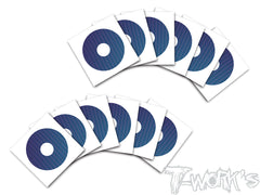 TS-060  3D Graphite 1/8 Truggy  Rims Sticker 12pcs. (6colors)