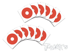 TS-060  3D Graphite 1/8 Truggy  Rims Sticker 12pcs. (6colors)