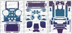 TS-062 3D  Sticker ( For Flysky PL18 )  6colors