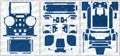 TS-062M Metal Chrome Radio Skin Sticker ( For Flysky PL18 ) 4 Colors