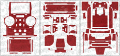 TS-062M Metal Chrome Radio Skin Sticker ( For Flysky PL18 ) 4 Colors